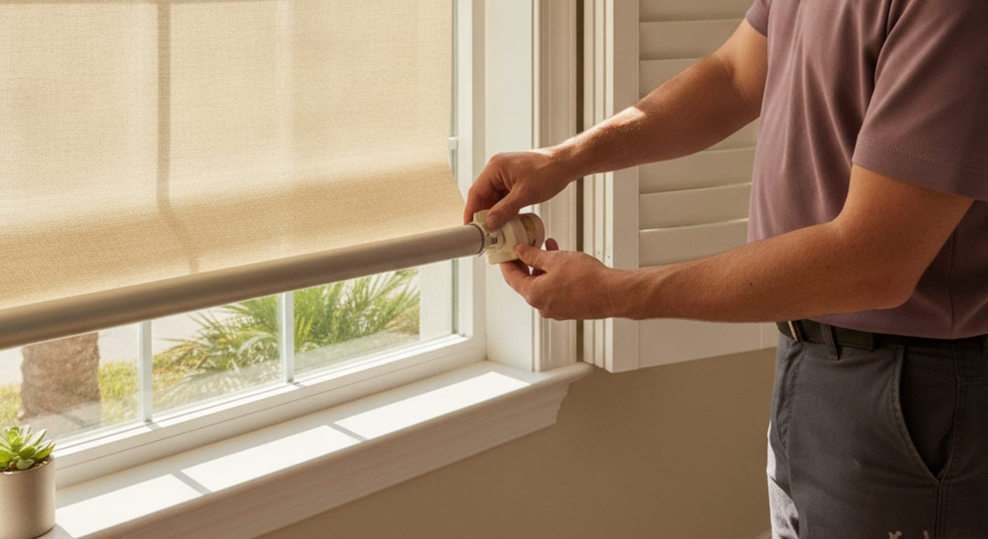How to Fix a Stuck or Uneven Roller Shade